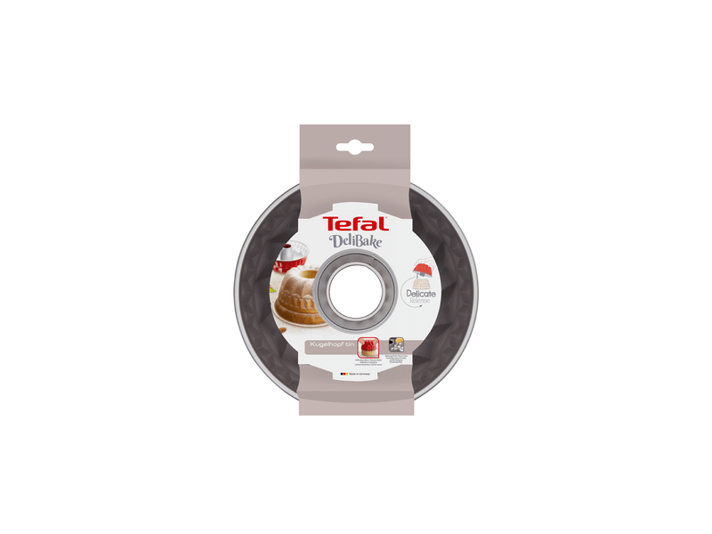 Tefal J1640274 DELIBAKE Kuglóf forma 22 cm, Piros