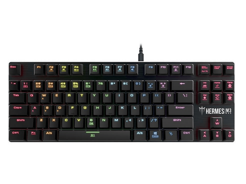 Gamdias Hermes M3 Gamer Billentyűzet HU, Fekete