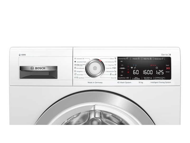 BOSCH WAX32KH0BY Elöltöltős mosógép