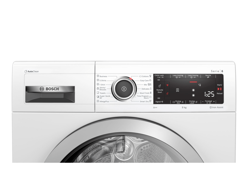 BOSCH WTX87KH1BY Hőszivattyús szárítógép