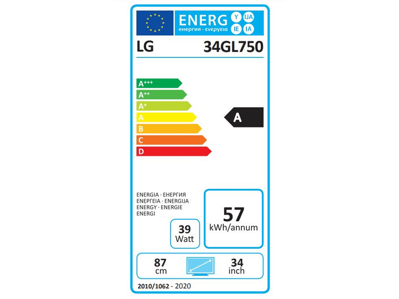 LG 34GL750-B 34