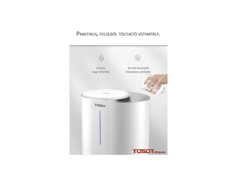 TOSOT SCWK-4005 Párásító fehér