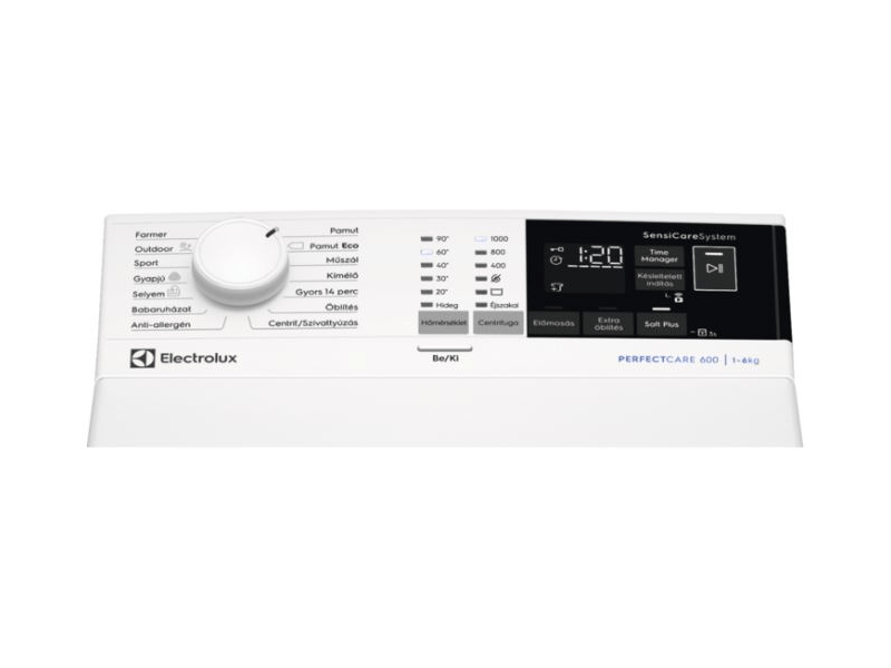 Electrolux EW6T4062H PerfectCare felültöltős mosógép, 6 kg, 1000 f/p