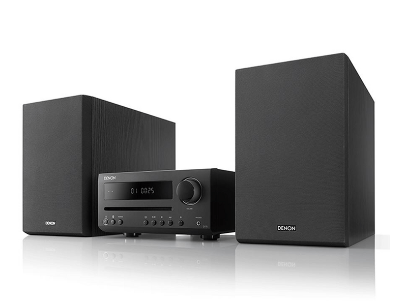 DENON D-T1 Black Mini Hifi fekete