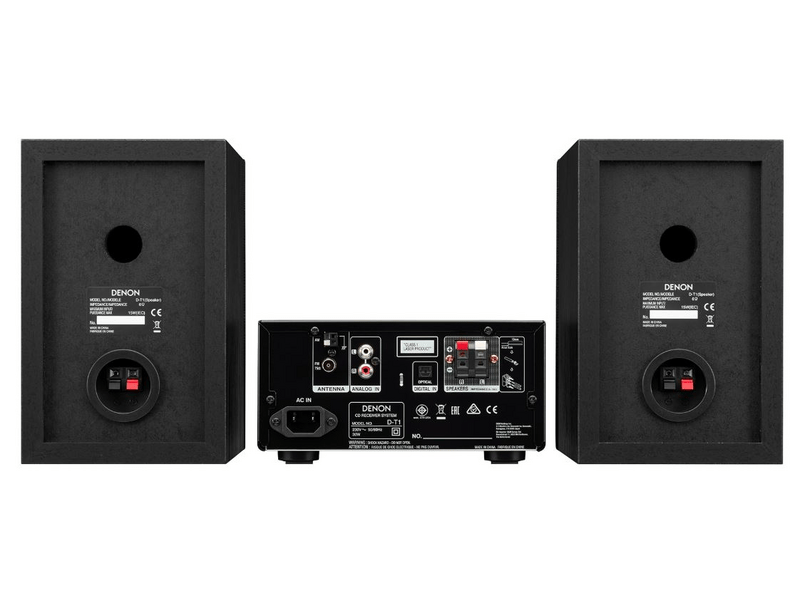 DENON D-T1 Black Mini Hifi fekete