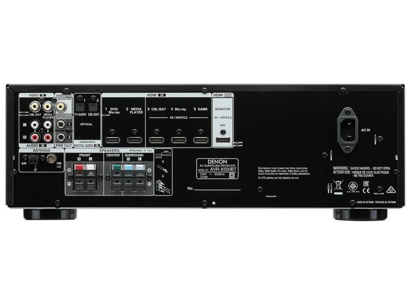 Denon AVR-X550BT Házimozi erősítő