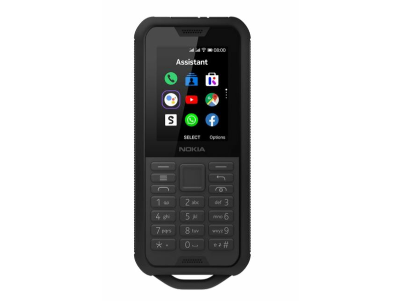 NOKIA 800 Dual SIM Fekete Kártyafüggetlen Mobiltelefon
