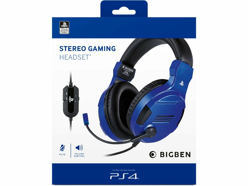Bigben Interactive Stereo Gaming Headset V3 PS4 kék