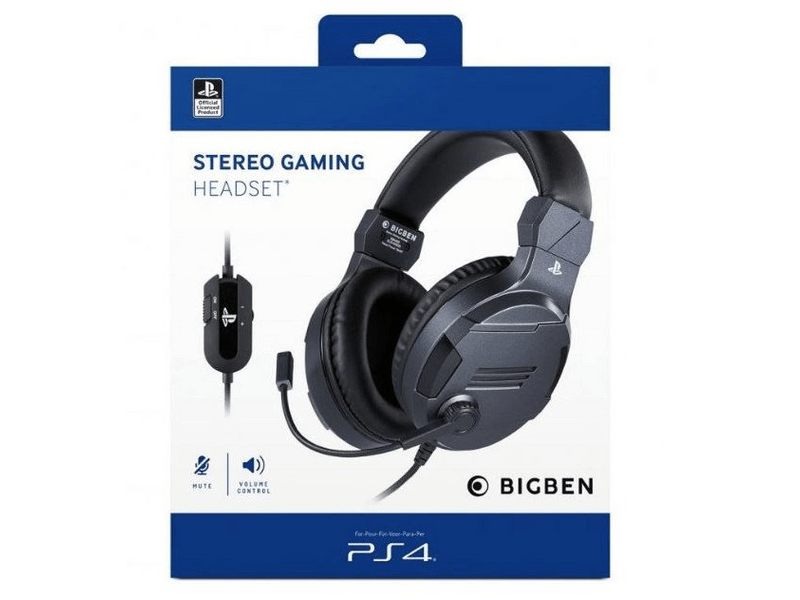 Bigben Interactive Stereo Gaming Headset V3 PS4 szürke