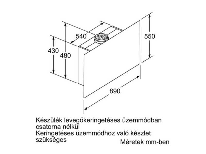 Bosch DWF97RV60 Fali páraelszívó