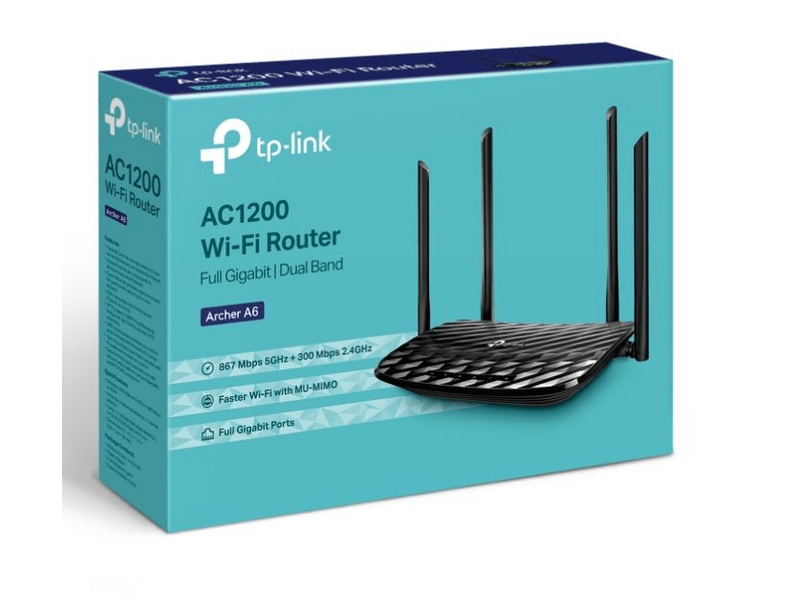 TP LINK Archer A6 - AC1200 Wireless MU-MIMO Gigabit Router