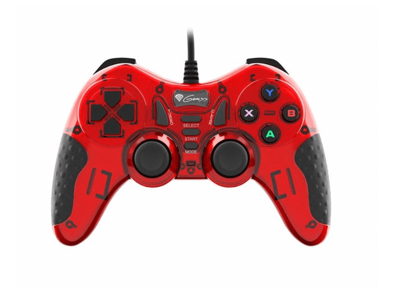 Natec Genesis Mangan 200 Vezetékes Gamepad, Piros