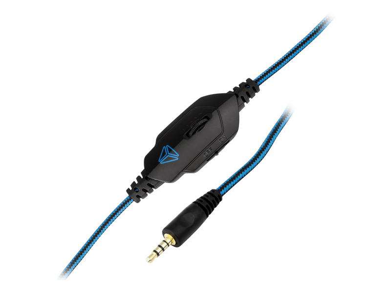 Yenkee YHP 3005 Guerrilla Gamer mikrofonos fejhallgató, Fekete/Kék