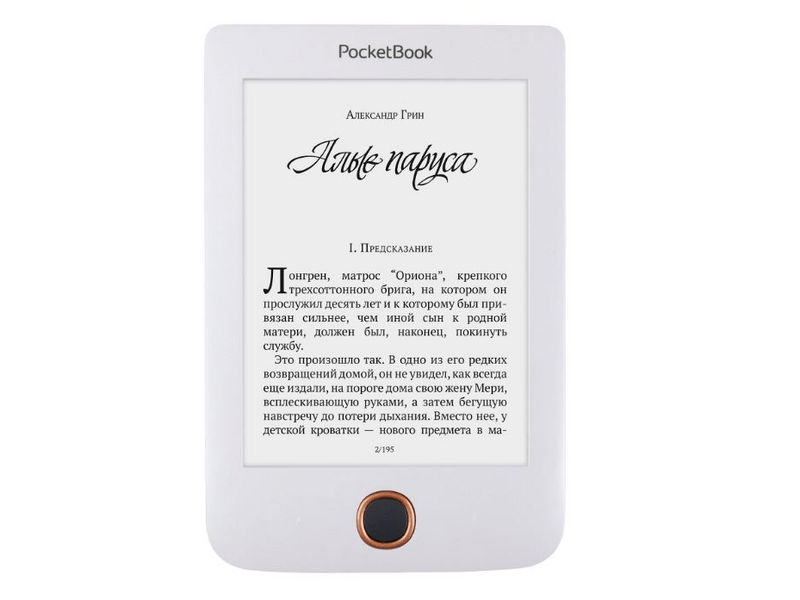 PocketBook 614W-2-D-WW Basic 3 e-book olvasó, Fehér