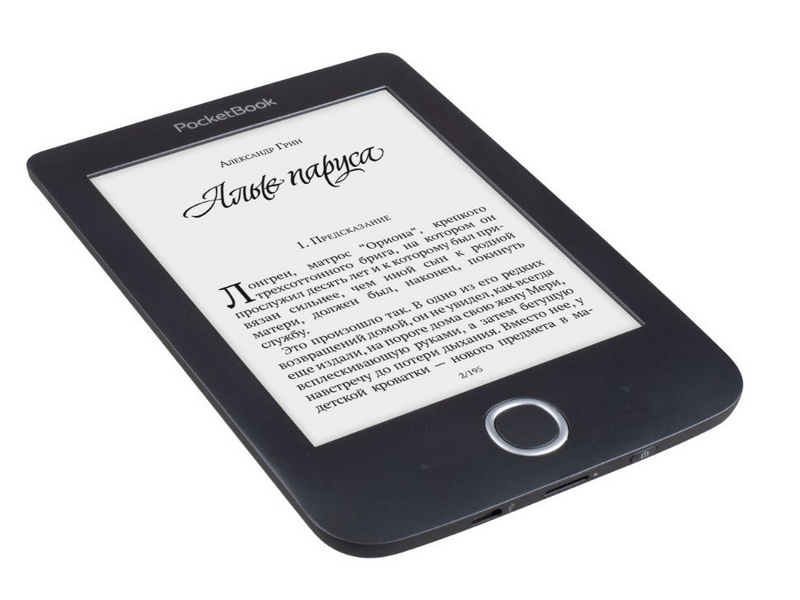 PocketBook 614W-2-E-WW Basic 3 E-Book olvasó, Fekete