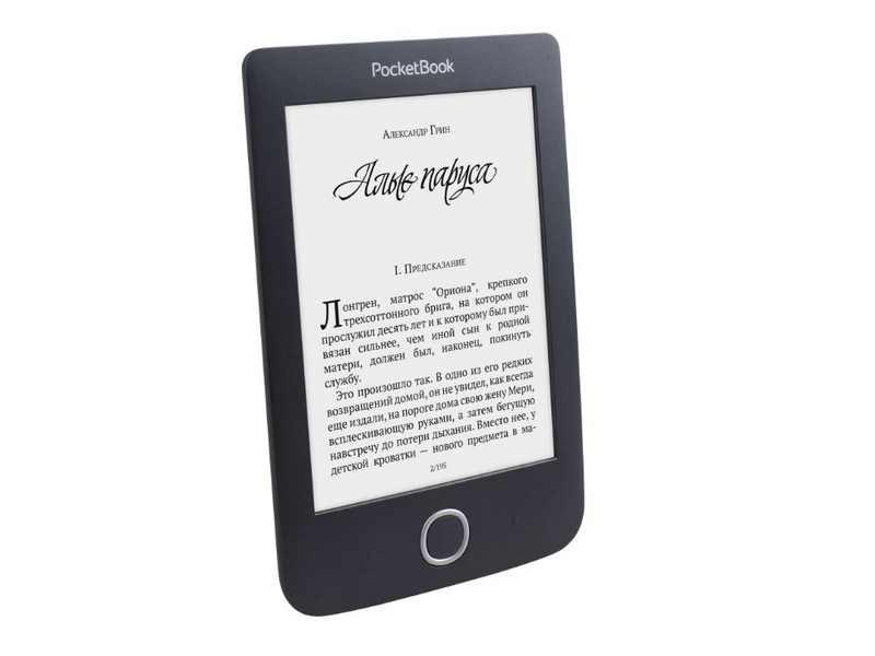 PocketBook 614W-2-E-WW Basic 3 E-Book olvasó, Fekete