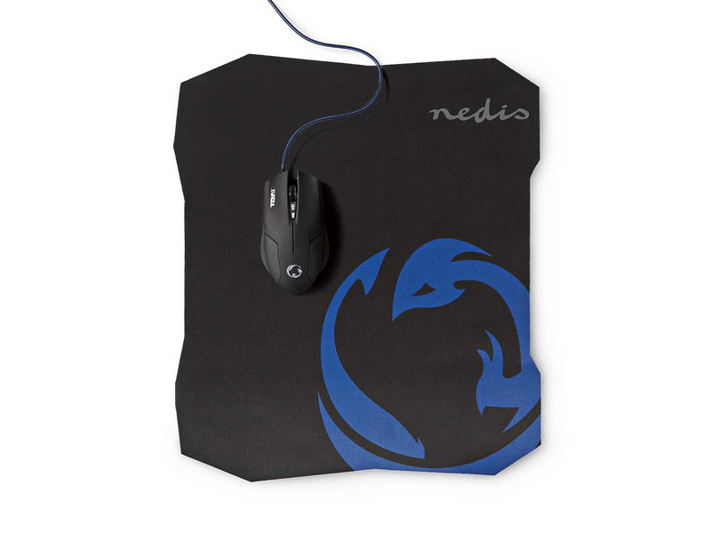 Nedis GMMP100BK Gamer Egér és Egéralátét-készlet