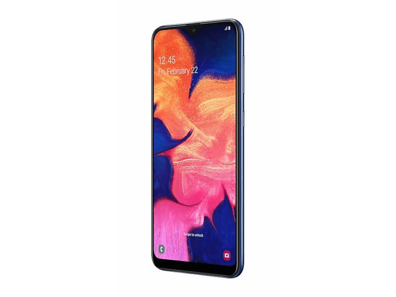 Samsung Galaxy A10 Dual SIM 32 GB Kártyafüggetlen Okostelefon, Kék + Telekom SIM kártya