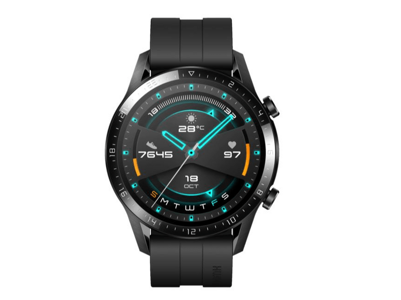 Huawei Watch GT 2 okosóra 46 mm, Fekete
