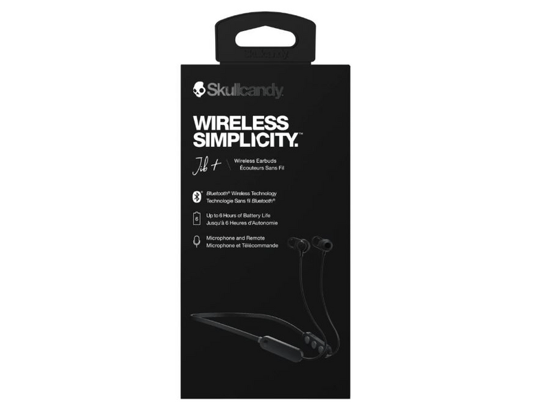 Skullcandy JIB+ Fülhallgató, fekete (S2JPW-M003)