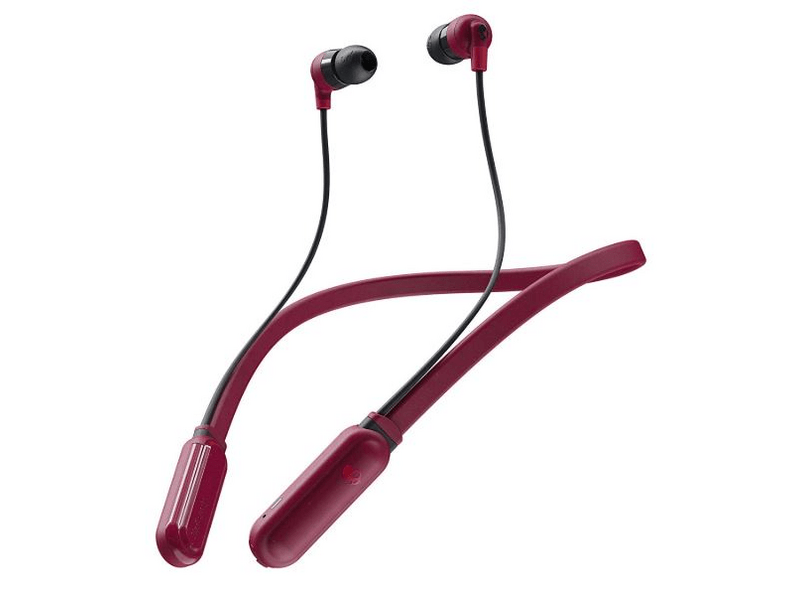 Skullcandy Ink'd+ Fülhallgató, fekete/piros (S2IQW-M685)