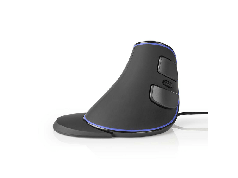 Nedis ERGOMSWD200BK Ergonomikus Vezetékes Egér