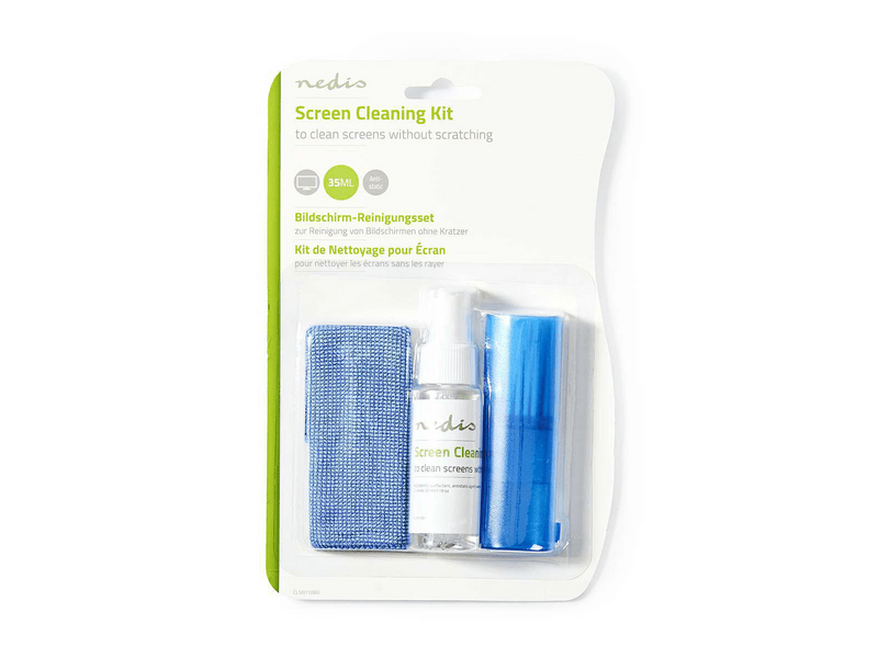Nedis CLSN110BU Képernyőtisztító-készlet