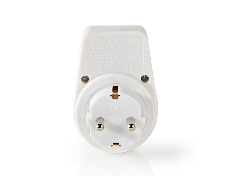 Nedis EXSO100SPF1WT Túlfeszültség ellen védett elosztó