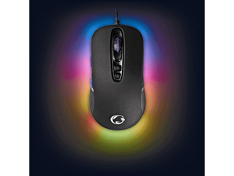 Nedis GMWD401BK Gamer egér, RGB világítással