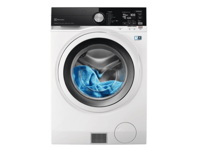 Electrolux EW9W249W Hőszivattyús mosó-szárítógép, gőzprogram, 9/6 kg, 1400 f/p., LCD kijelző