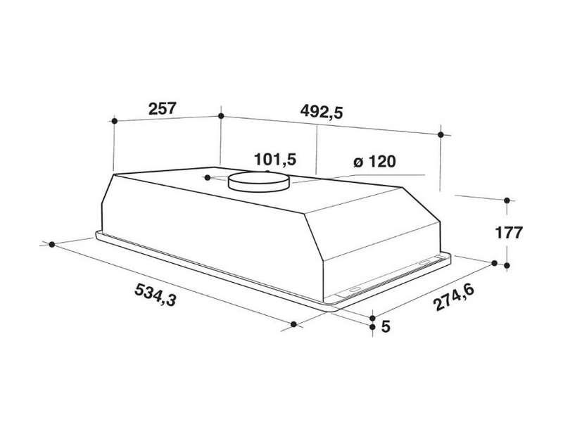Whirlpool WCT 64FLYX Napa s kapuljačom