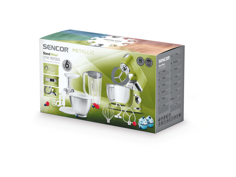 Sencor STM 7870GG Konyhai robotgép, Zöld