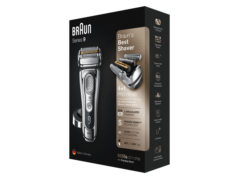 BRAUN 9355S WD Series 9 Elektromos borrotva