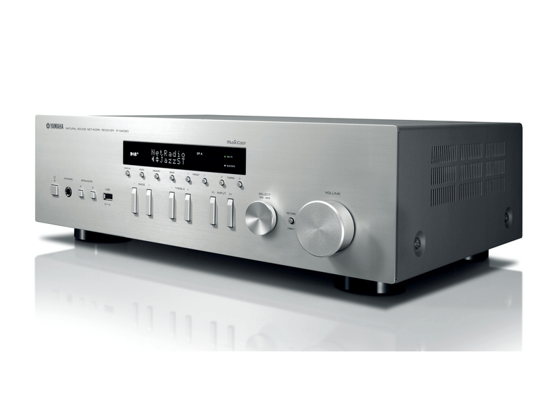 Yamaha MusicCast R-N402D SI Hálózati rádióerősítő, Ezüst