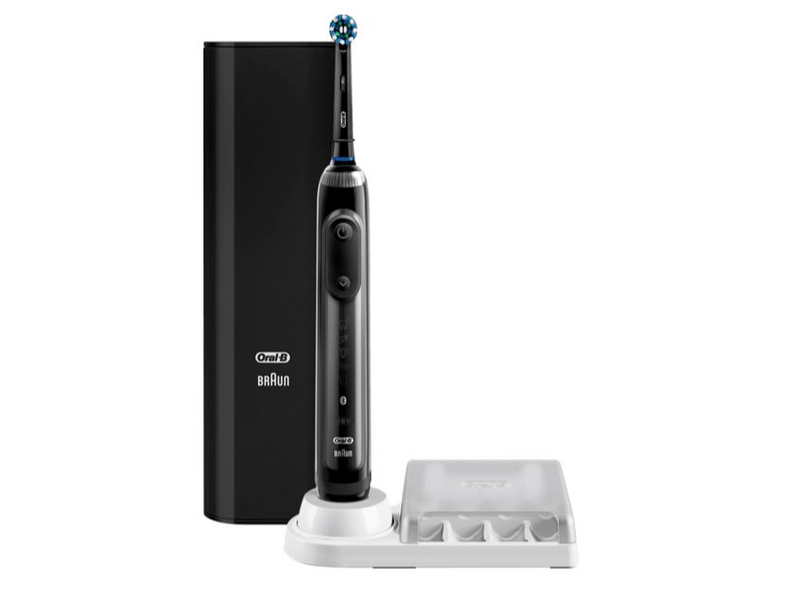 Oral-B GENIUS Genius X elektromos fogkefe fekete prémium pótfej tartóval