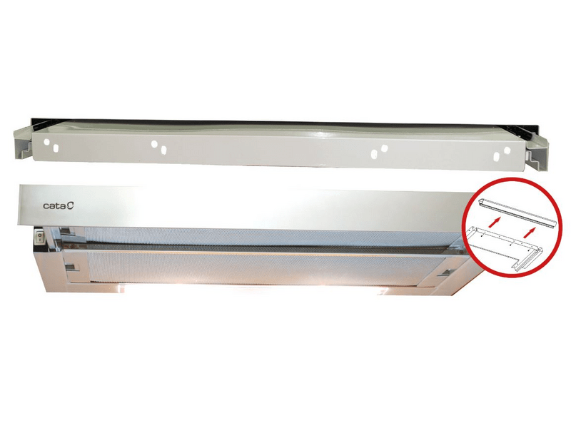 CATA TF-2003/60 LED duralum Teleszkópos páraelszívó ajándék (FA 125/3) bekötő szettel (02017305)