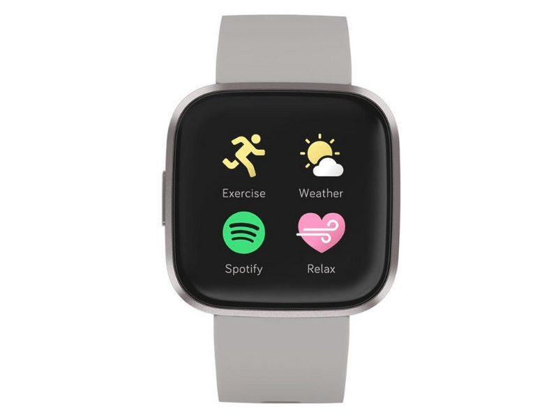 Fitbit Versa 2 (NFC) Fitnesz okosóra, Szürke