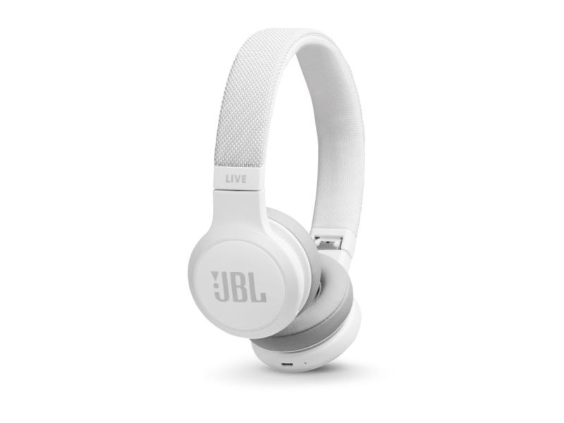 JBL LIVE 400BT WHT Bluetooth Fejhallgató, Fehér