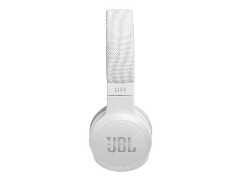 JBL LIVE 400BT WHT Bluetooth Fejhallgató, Fehér