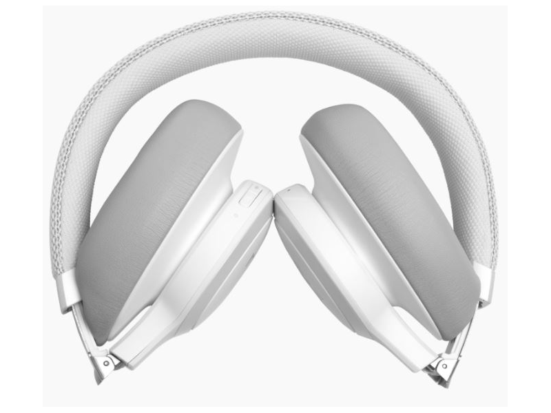 JBL LIVE 650 BT NC WHT Bluetooth Fejhallgató, Fehér