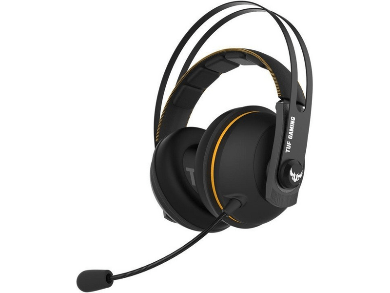 ASUS TUF Gaming H7 Vezeték nélküli fejhallgató, Fekete-sárga