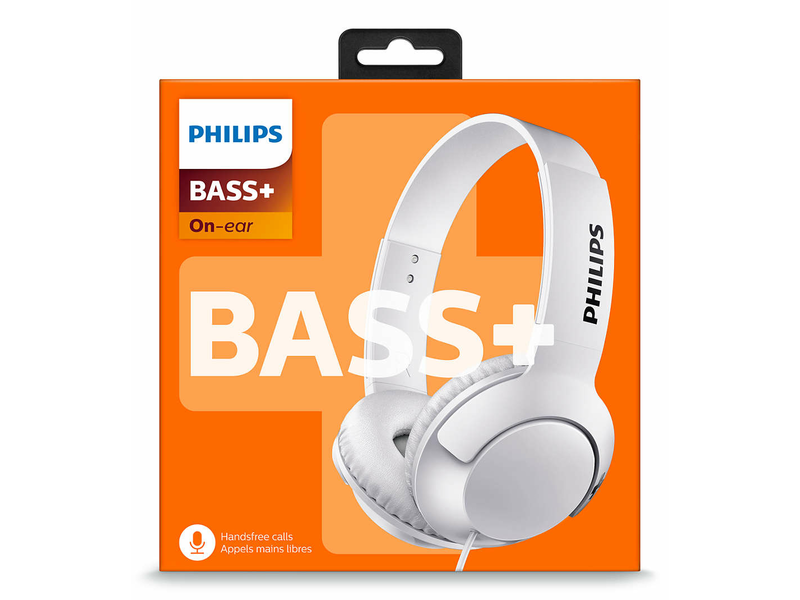 Philips SHL3075WT/00 Bass+ Fejhallgató, Fehér