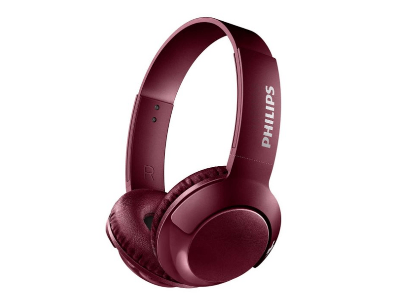 Philips SHB3075RD/00 BASS+ Bluetooth Fejhallgató, Piros