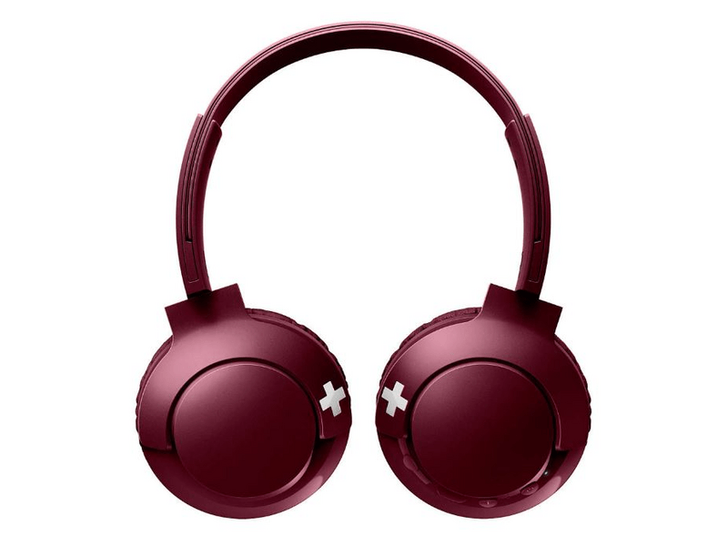 Philips SHB3075RD/00 BASS+ Bluetooth Fejhallgató, Piros