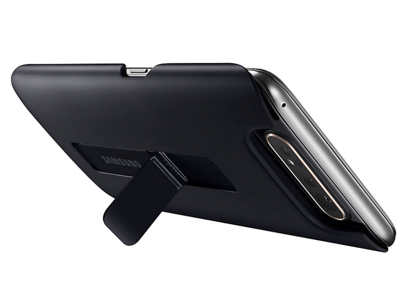 Samsung EF-PA805CBEGWW Álló tok fekete Samsungy Galaxy A80-hoz