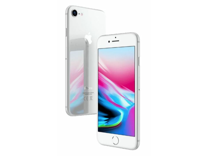 Apple iPhone 8 128 GB Kártyafüggetlen Mobiltelefon, Ezüst