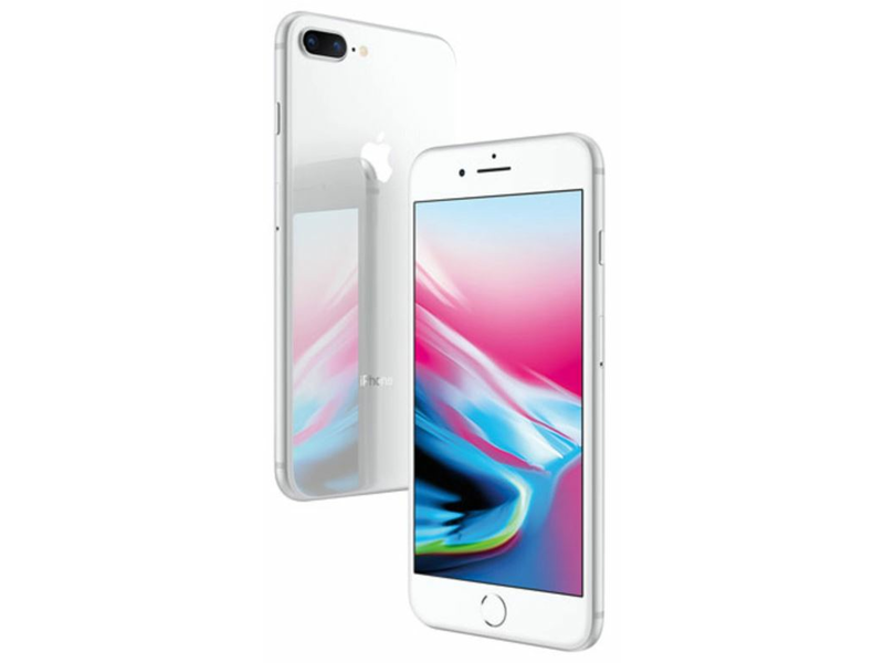 Apple iPhone 8 Plus 128 GB Kártyafüggetlen Mobiltelefon, Ezüst
