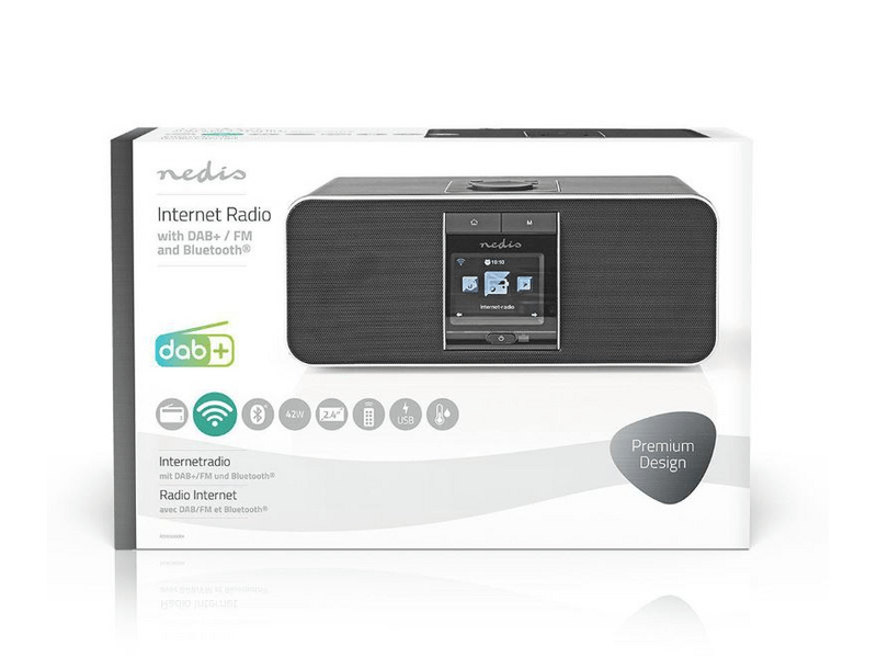 Nedis RDIN5000BK Internetes rádió