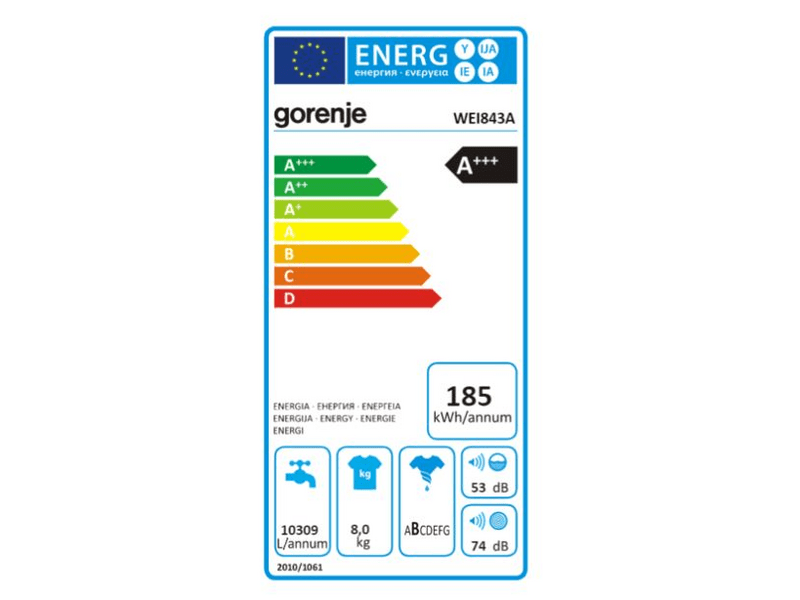 Gorenje WESPI 82 Elöltöltős mosógép
