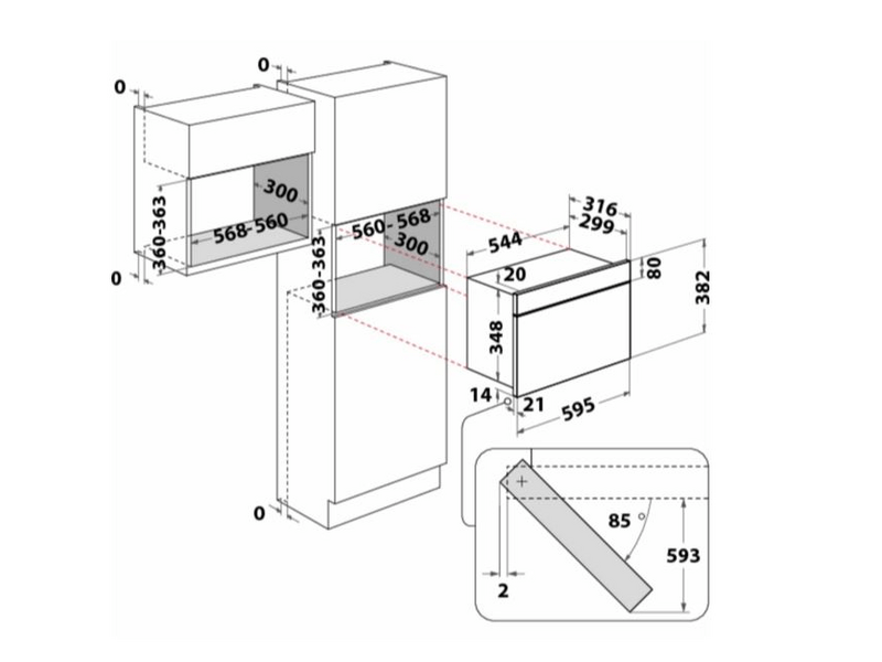 Whrilpool AMW4920IX Beépíthető mikrohullámú sütő